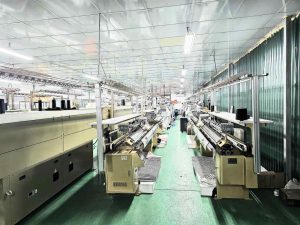 Máy dệt bo hiện đại tại Ngọc Châu