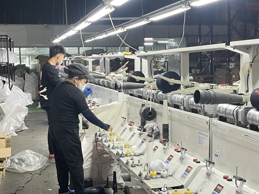 khâu xử lý sợi