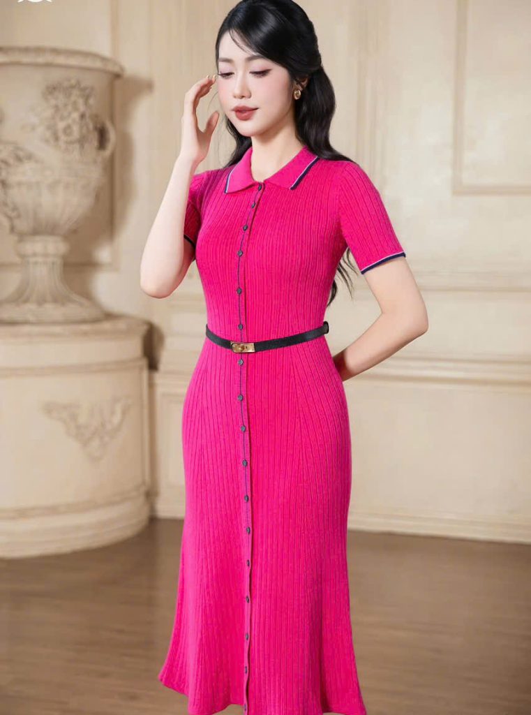 váy len thiết kế