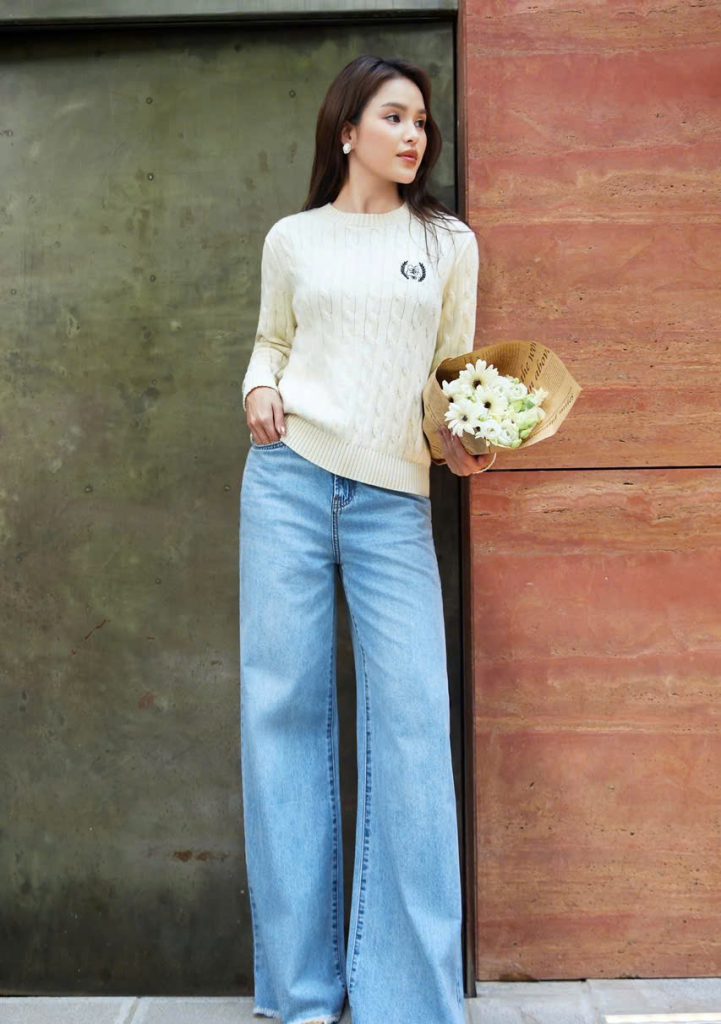 áo len vặn thừng