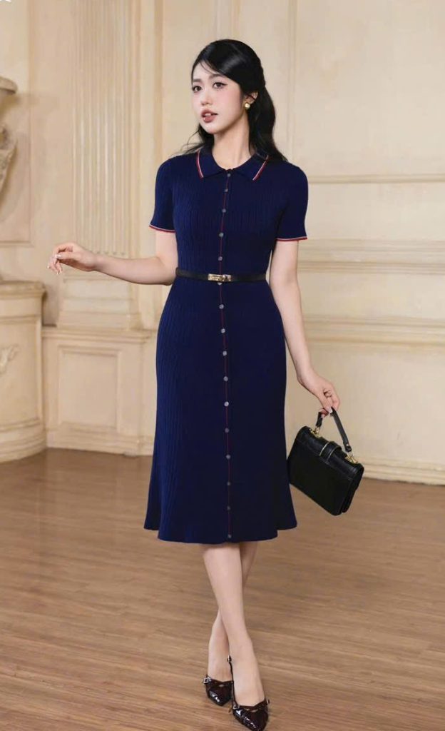 váy len thiết kế