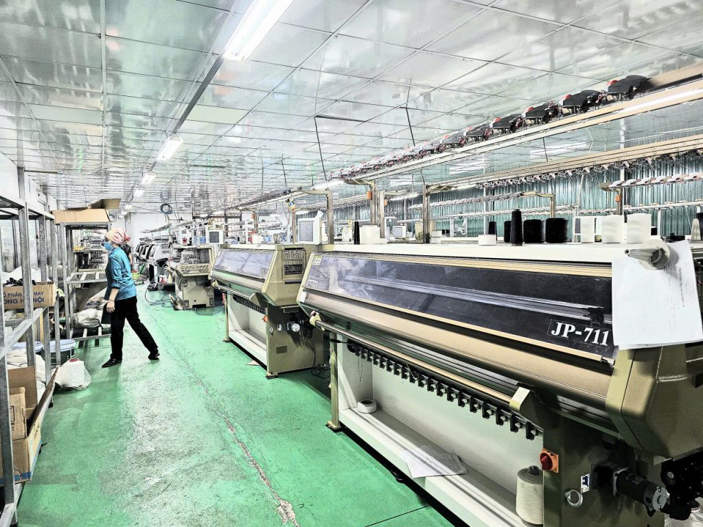 xưởng dệt áo len gile