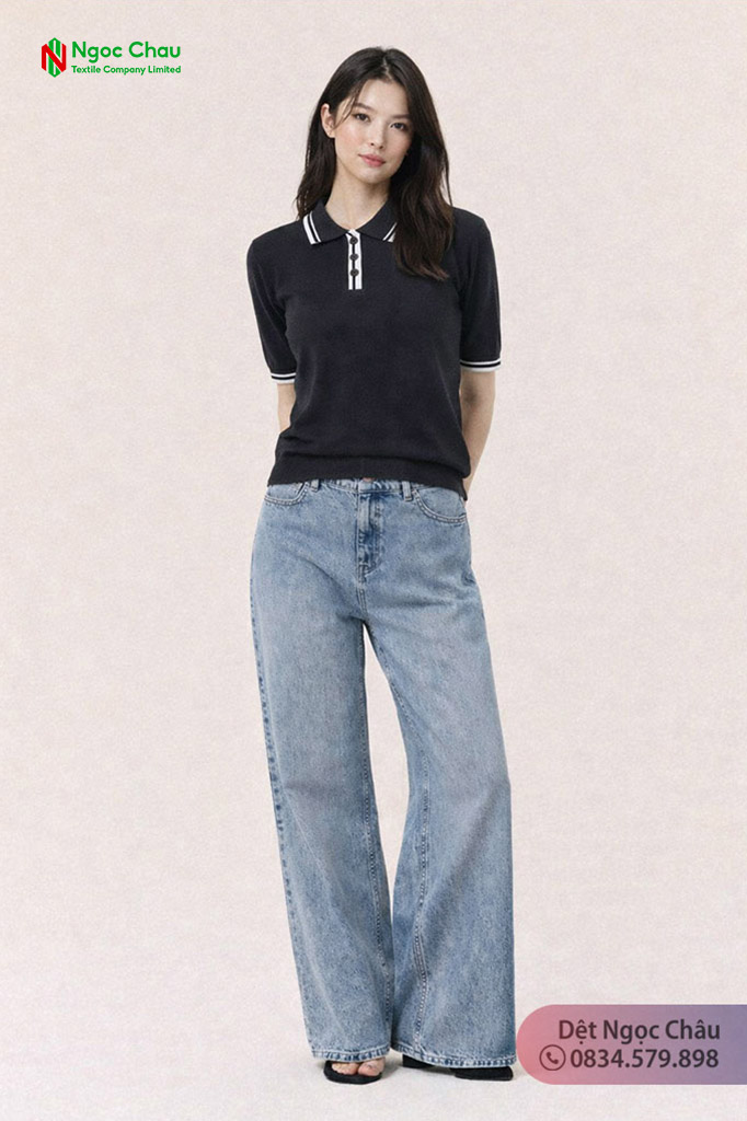 Bo cổ Polo tại xưởng dệt bo Ngọc Châu
