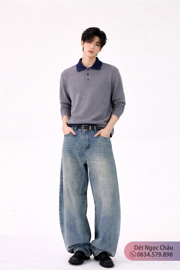 Áo dệt len dài tay