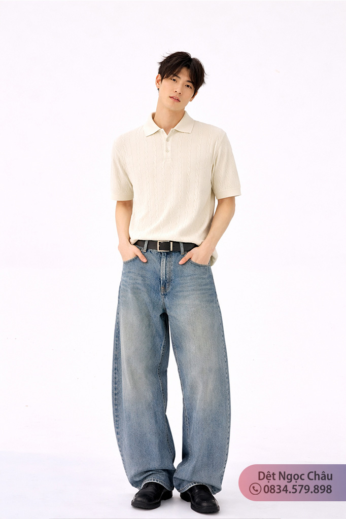 Áo dệt len ngắn tay