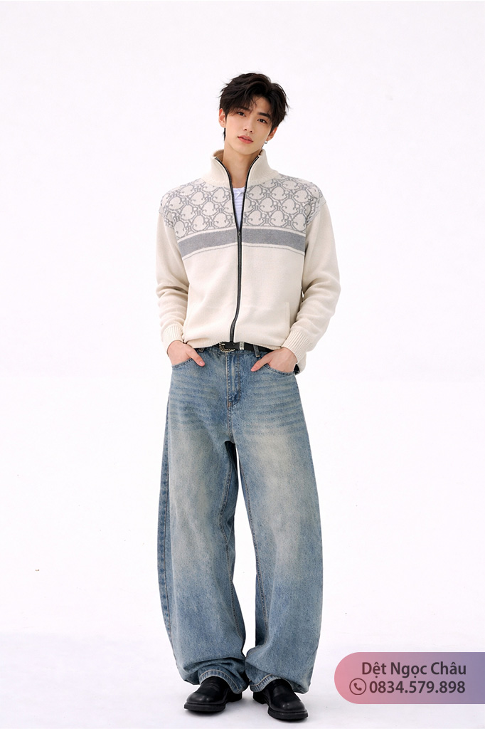 Áo dệt len dài tay