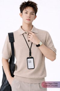 Áo dệt len ngắn tay