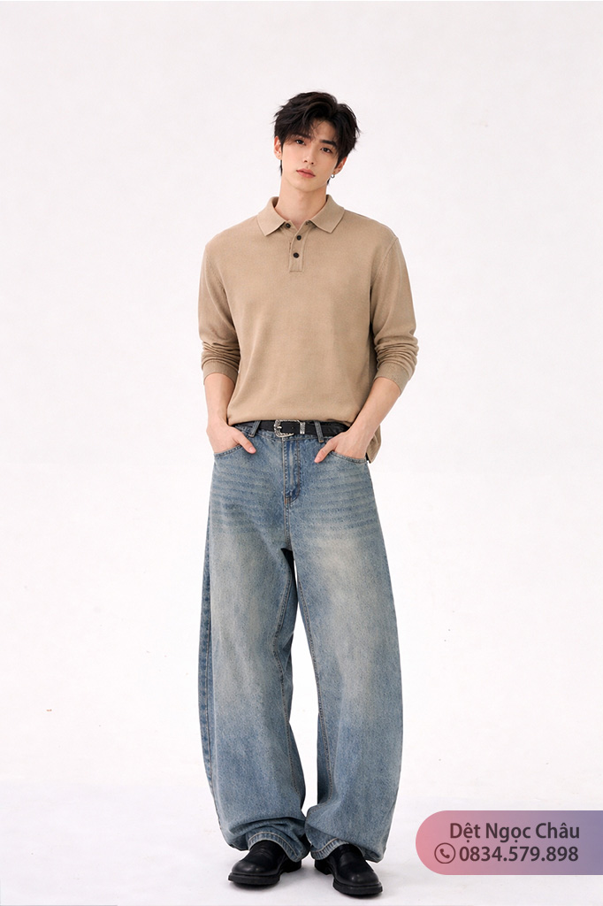 Áo dệt len dài tay