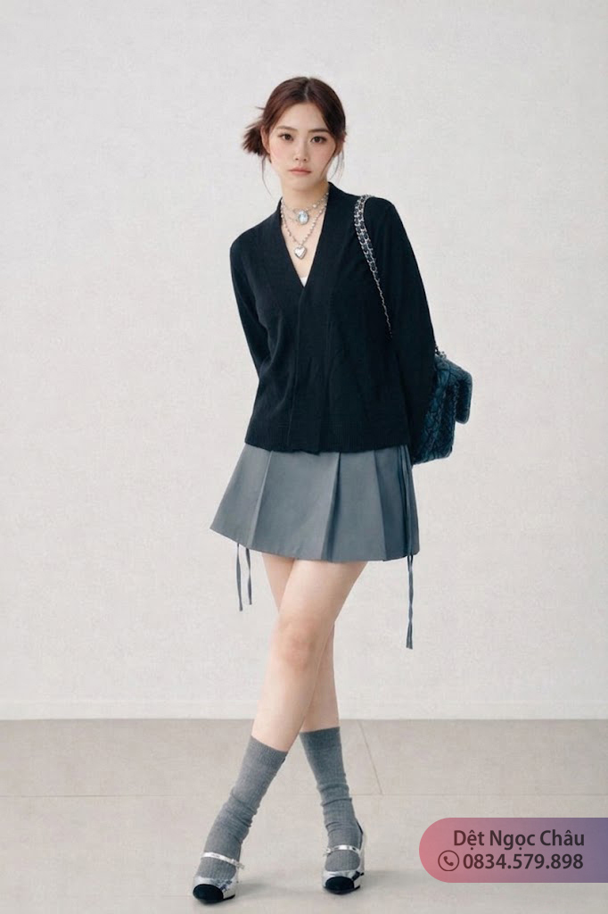 Áo dệt len dài tay