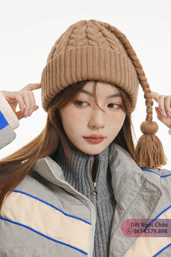 Mũ dệt len