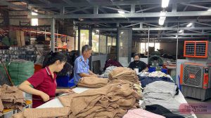 Quy trình kiểm tra chất lượng bo cổ tại Ngọc Châu