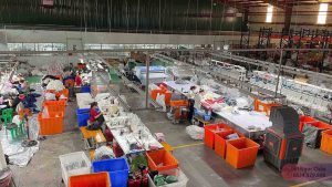 Xưởng dệt bo cổ áo đồng phục công ty Ngọc Châu