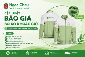 Cập Nhật Báo Giá Bo Áo Khoác Gió 2026 - Dệt Rib Chuẩn Form, Giá Gốc