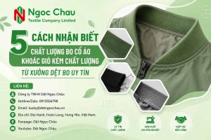 5 Cách Nhận Biết Chất Lượng Bo Cổ Áo Khoác Gió Kém Chất Lượng Từ Xưởng Dệt Bo Uy Tín