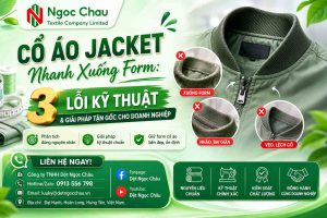 Cổ Áo Jacket Nhanh Xuống Form: 3 Lỗi Kỹ Thuật & Giải Pháp Tận Gốc Cho Doanh Nghiệp