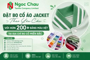 Đặt Bo Cổ Áo Jacket Theo Yêu Cầu Với Hơn 200+ Bảng Màu Dệt Tại Địa Chỉ Bo Cổ Miền Bắc