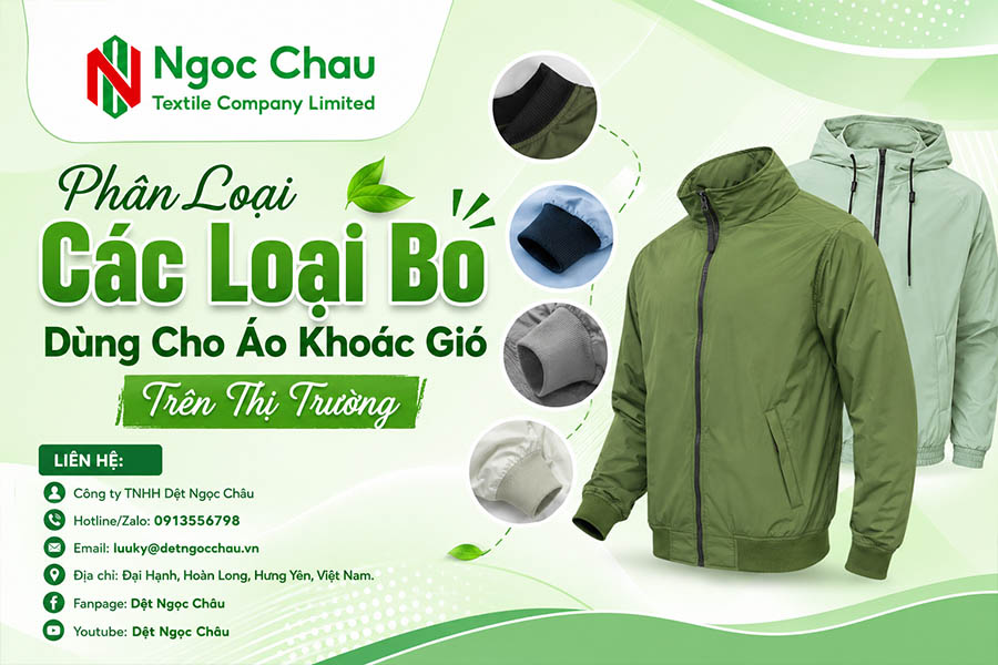 Các loại bo cổ áo khoác gió