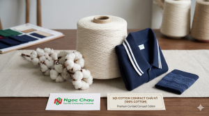 Sợi Cotton Compact chải kỹ (100% Cotton)