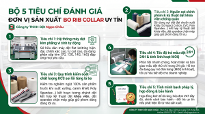 5 Tiêu Chí Đánh Giá Xếp Hạng Đơn Vị Sản Xuất Bo Rib Collar Uy Tín