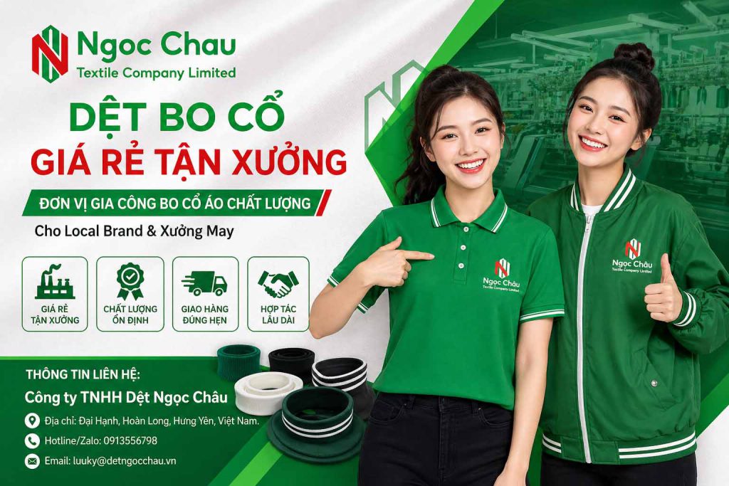 Dệt bo cổ giá rẻ tân xưởng