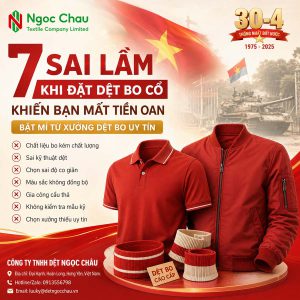 Sai lầm khi đặt dệt bo cổ