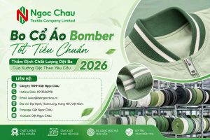 Bo Cổ Áo Bomber Tốt Tiêu Chuẩn Thẩm Định Chất Lượng Dệt Bo Của Xưởng Dệt Theo Yêu Cầu 2026