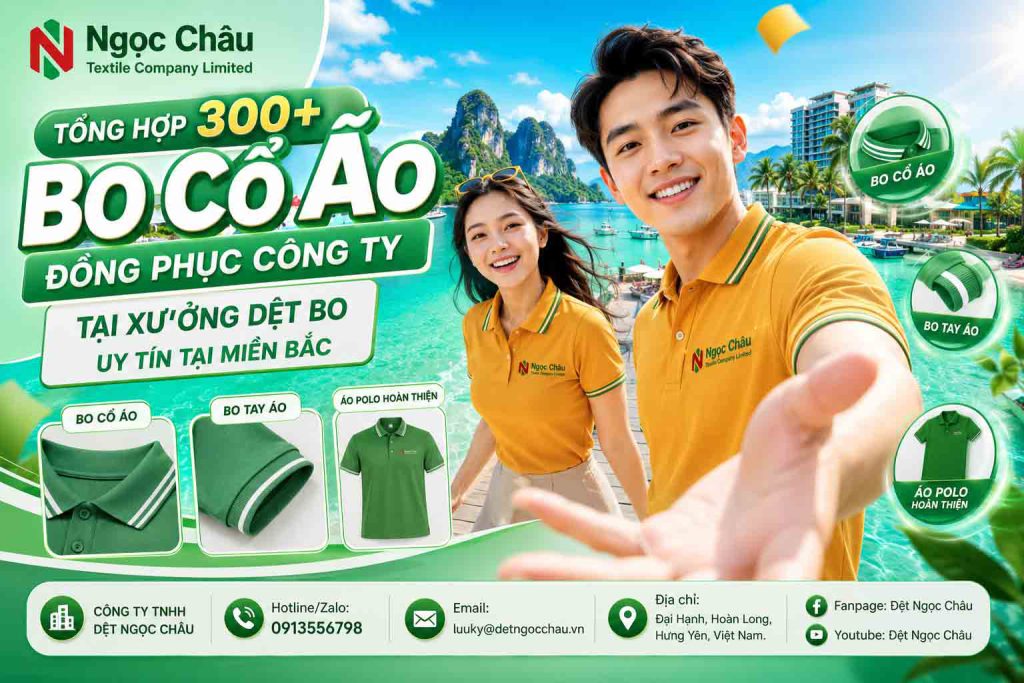 Tổng Hợp 300+ Mẫu Bo Cổ Áo Đồng Phục Công Ty Tại Xưởng Dệt Bo Uy Tín Tại Miền Bắc