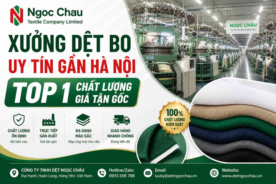 Xưởng dệt bo uy tín gần Hà Nội