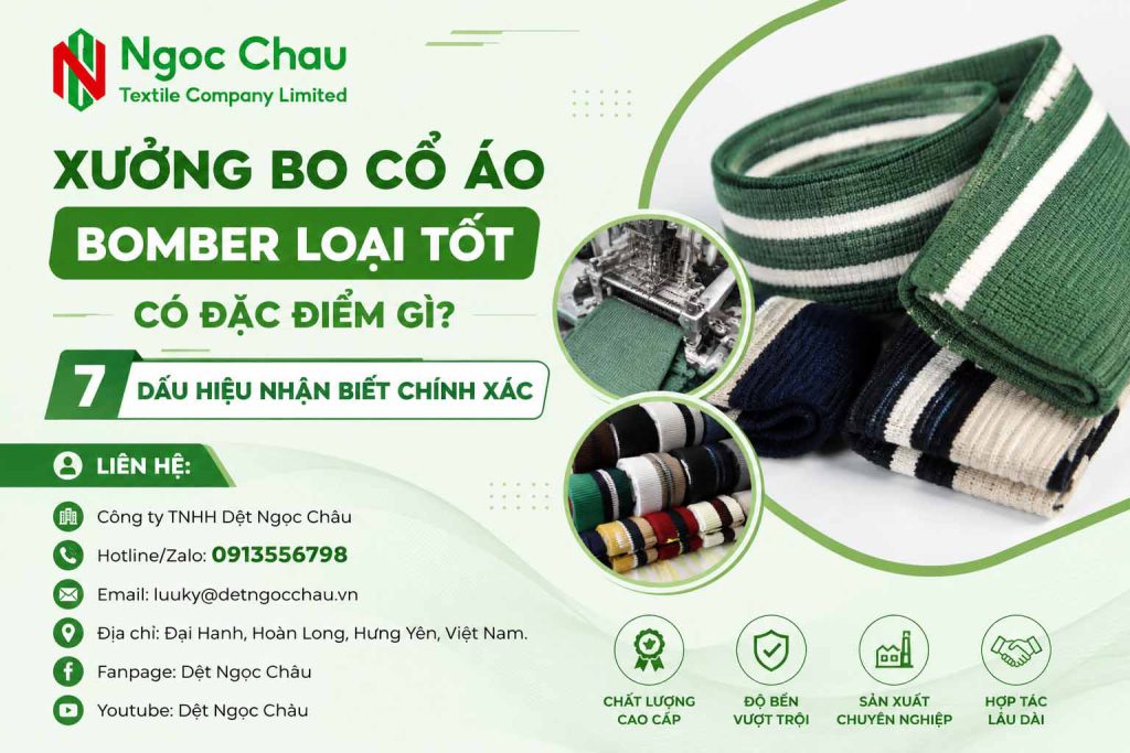 Xưởng Bo Cổ Áo Bomber Loại Tốt Có Đặc Điểm Gì? 7 Dấu Hiệu Nhận Biết Chính Xác